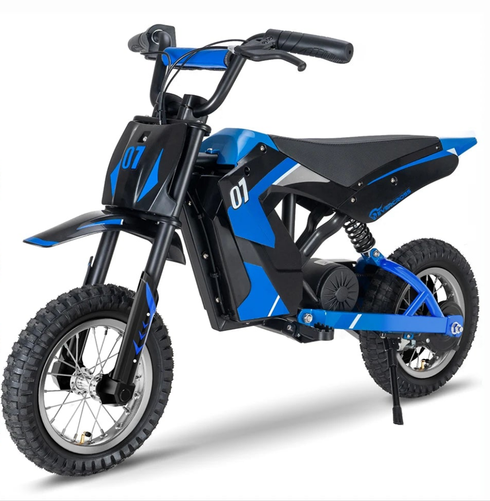 Minimoto eléctrica infantil 300W, velocidad Max 25 km/h, 3 modos de velocidad 8/12/25 Km/h y autonomía 15km